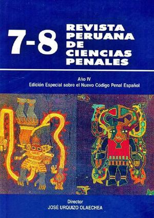 Revista Peruana de Ciencias Penales - Nro. 07 y 08  indice