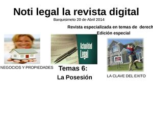 REVISTA DIGITAL LA  POSESION