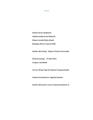 Reporte Tecnico Decodificador