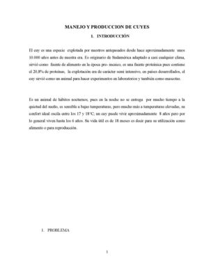 Manejo y cuidado de cobayos