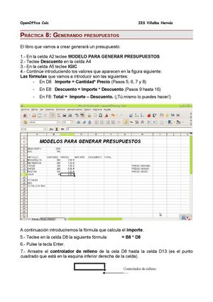 Prácticas calc segunda tanda