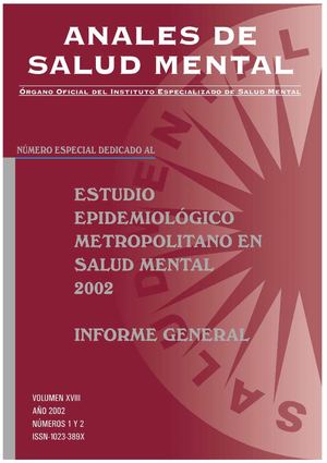 Estudio Epidemiológico Metropolitano en Salud Mental 2002, Lima-Perú