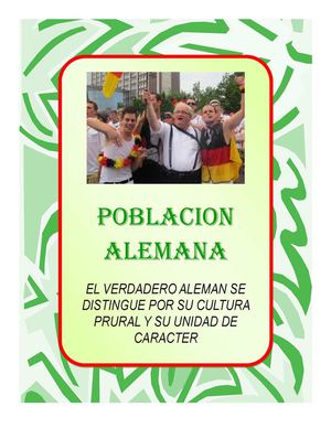 "Poblacion Alemana"