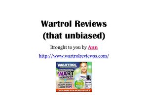 Wartrol Reviews