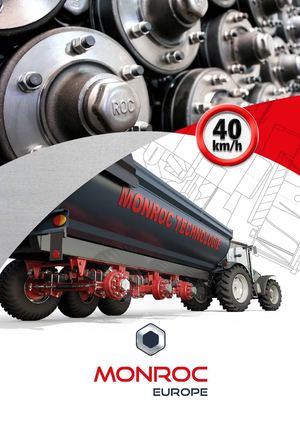 Essieux Agro-industriels MONROC - 40 km/h