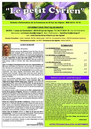 Le petit cyrien n°16