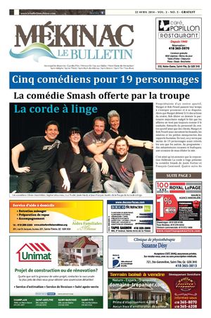 Le Bulletin Mékinac - avril 2014