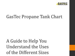 GasTec Propane Tank Chart