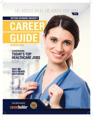 WGU Nursing Career Guide