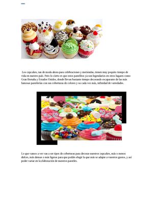 Decoracion de cupcakes