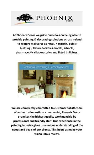 Phoneixdecor Professional Painters Dublin