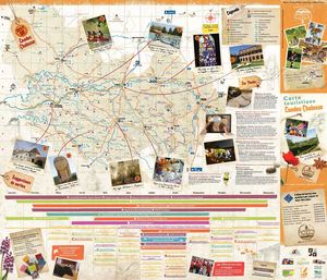 Cartes touristique Landes Chalosse