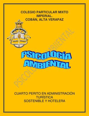 PSICOLOGIA AMBIENTAL