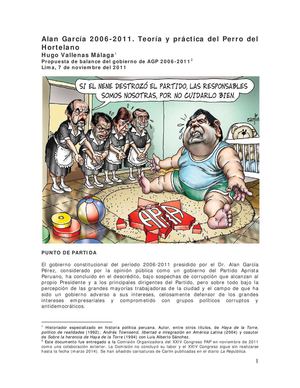 Alan García 2006-2011-Teoría y práctica del Perro del Hortelano