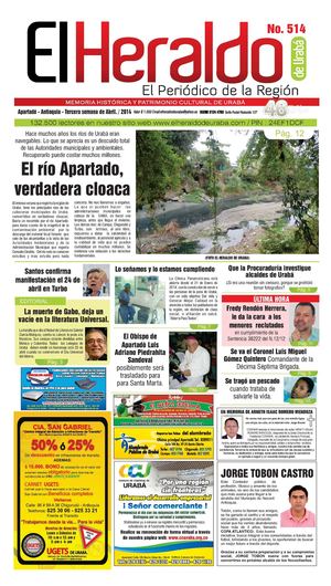 EL HERALDO DE URABA TERCERA SEMANA DE ABRIL DE 2014