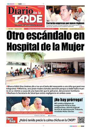 Diario de la Tarde 23 de Abril del 2014