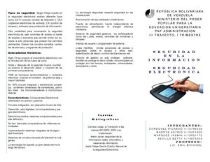 triptico de la seguridad