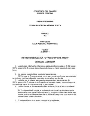 Corrección Del Examen