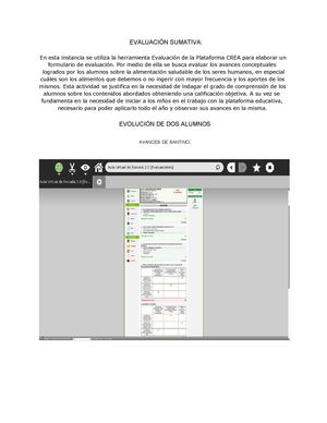 EVALUACIÓN SUMATIVA