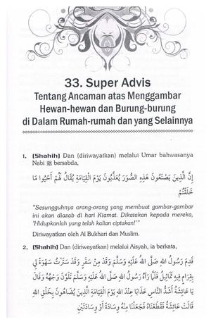 Hadits-Hadits Authentic Haramnya Menggambar Makhluk Bernyawa