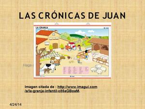 CUENTO "LAS CRONICAS DE JUAN