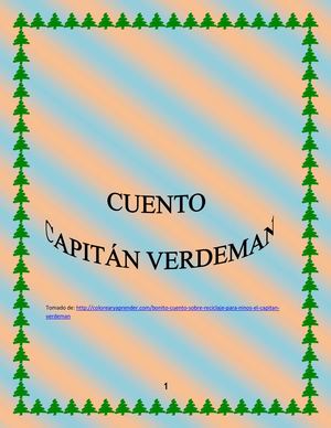 Cuento Capitán Verdeman