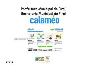 Formação de calameo