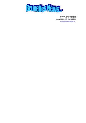 BRUXELLES NEWS N° 1025 7