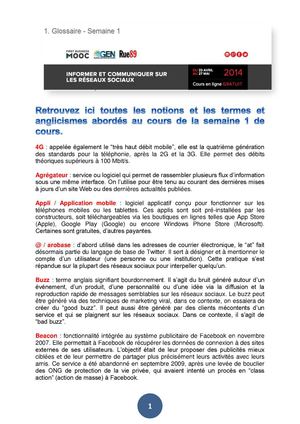 glossaire et liens RUE 89