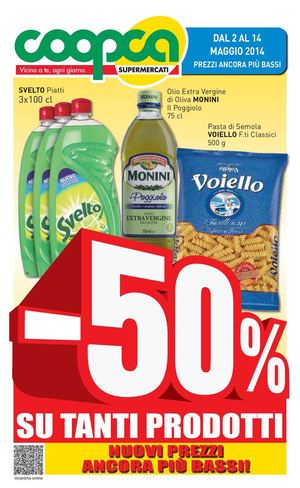 Coopca, Mestre-via Alpago, Zelarino, 2-14 maggio 2014