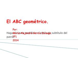 El ABC Geométrico.