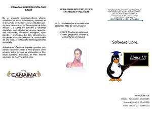 software libre. triptico