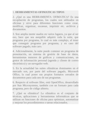 HERRAMIENTAS OFIMATICAS