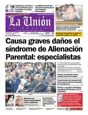 La Unión de Morelos 25 Abril 2014