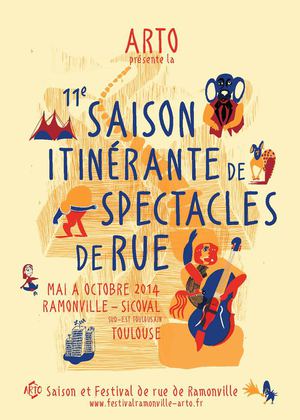 Saison itinérante de spectacles de rue d'ARTO
