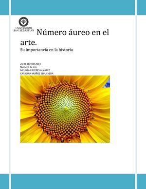 Número áureo en el Arte 