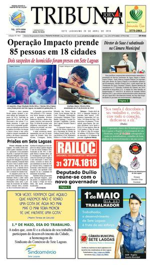 Jornal Tribuna de Sete Lagoas - edição 853