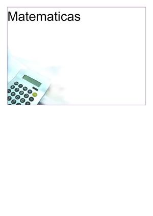 MATEMATICAS