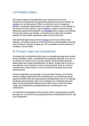 Tarea de los principios lógicos