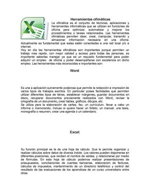 Herramientas ofimática