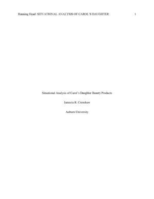 Situational Analysis of Carol's Daughter Beauty Products