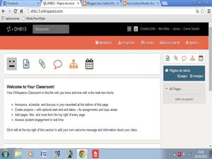 Imágenes de wikispace con actividades para cada especialidad