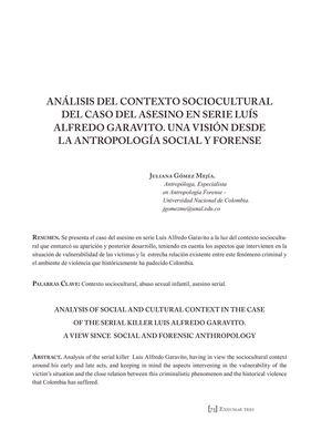 Asesino en serie Colombia