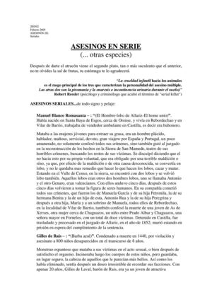Asesinos en serie