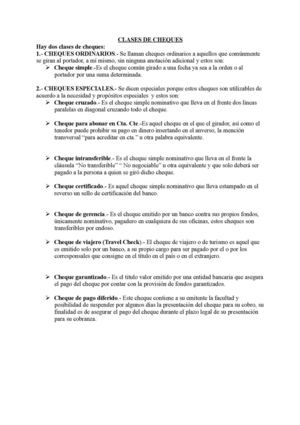 clases de cheques