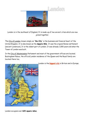 London Landmarks Cycle 3 CM2