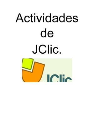 Actividades de JClic.