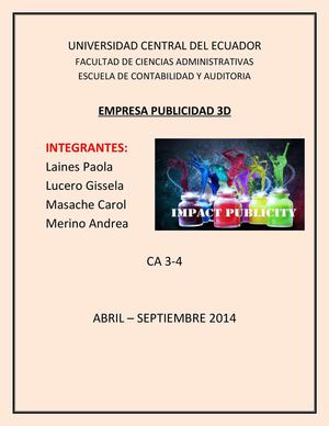 EMPRESA PUBLICITARIA CA 3-4 GRUPO LAINES LUCERO MASACHE MERINO