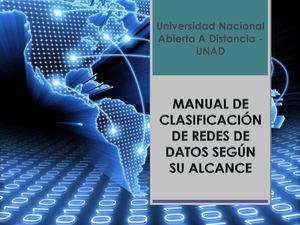 Manual de clasificación de las redes según su Alcance