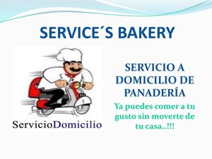 SERVICIO DE PANADERÍA A DOMICILIO